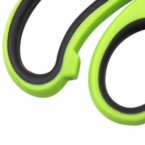 Green-handled stainless steel pet nail clipper for cats and dogs with anti-slip grip, safe and precise trimming tool