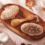 beech wood dry body brush