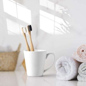 Eco-friendly bamboo toothbrushes with ultra-soft BPA-free bristles, designed for adults and sustainable daily oral care, featuring natural bamboo handles and custom logo printing